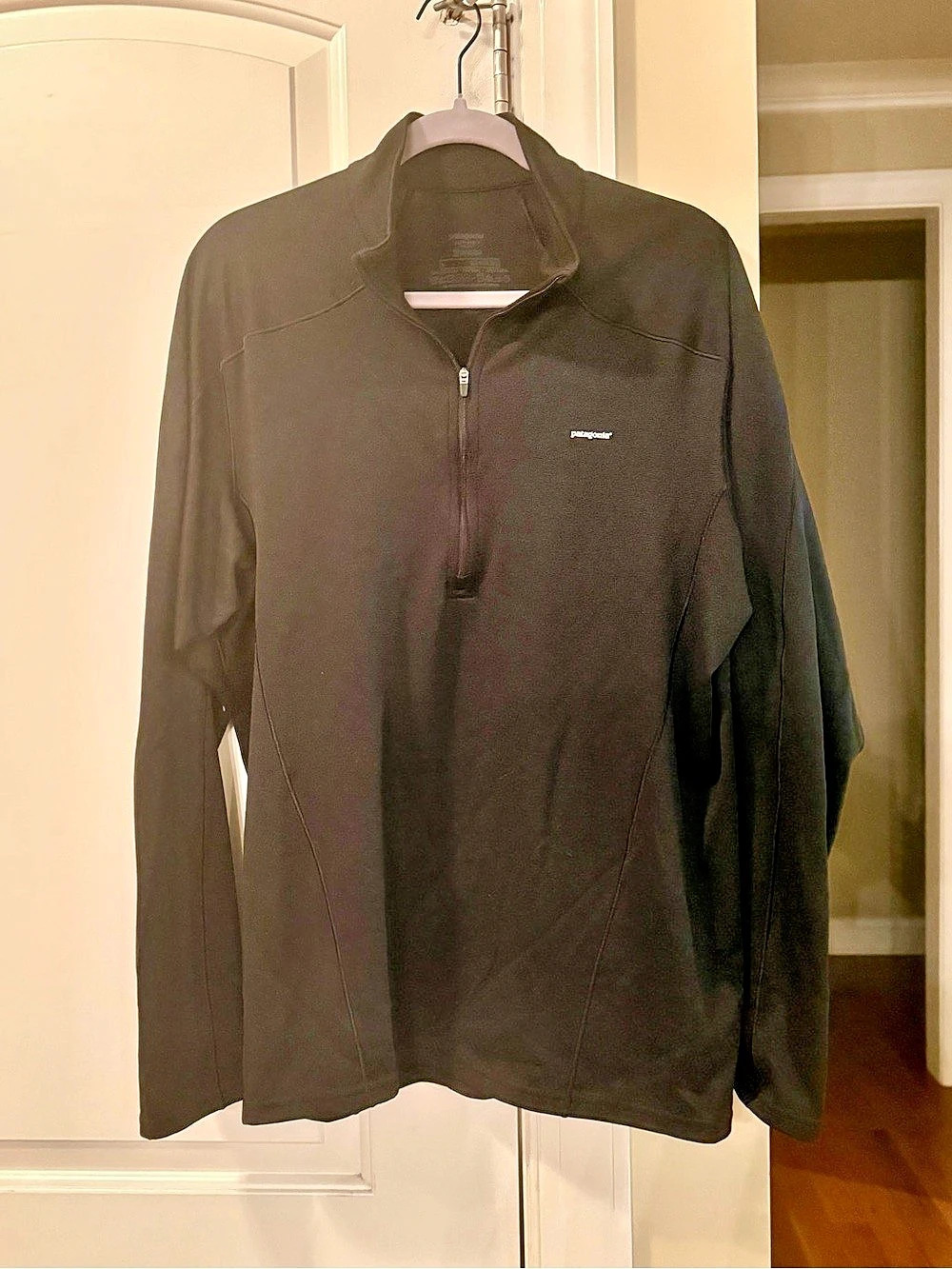 Patagonia Capilene Midweight Zip-Neck Women’s Black Jacket Size Large